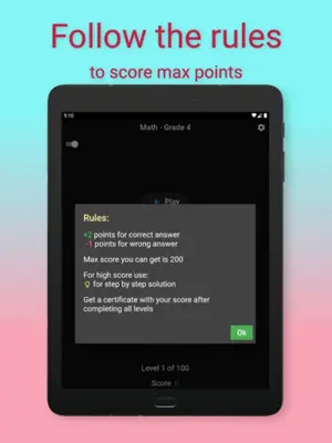 Math 4 android App screenshot 2